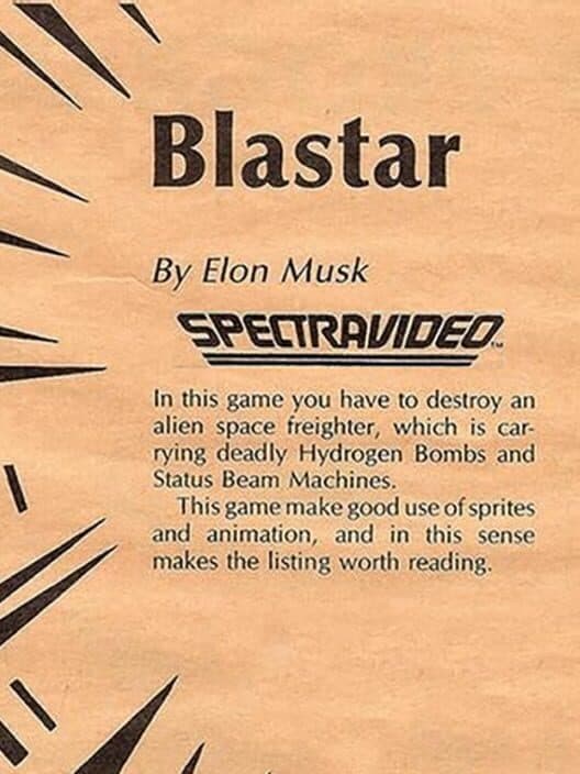 Blastar cover