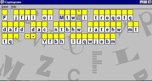 Cryptograms cover
