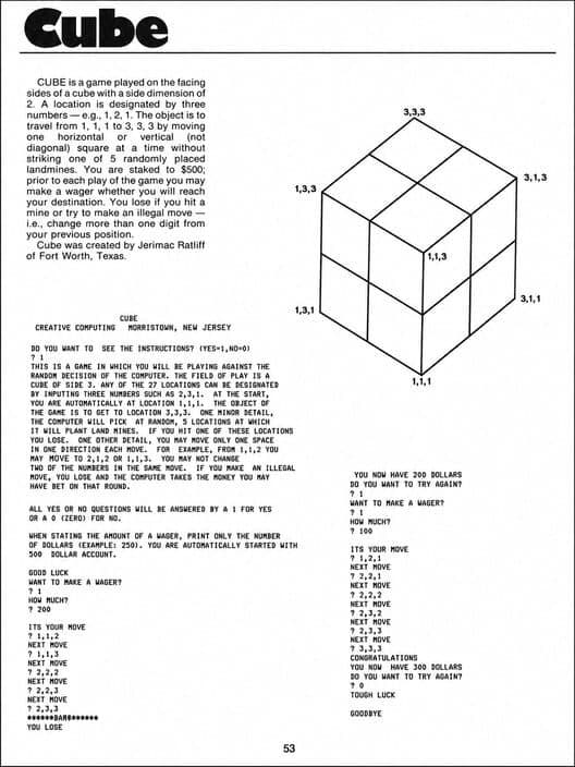 Cube cover