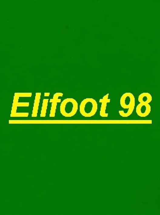 Elifoot 98 cover