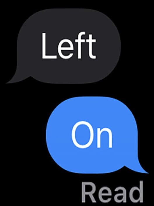 Left on Read cover