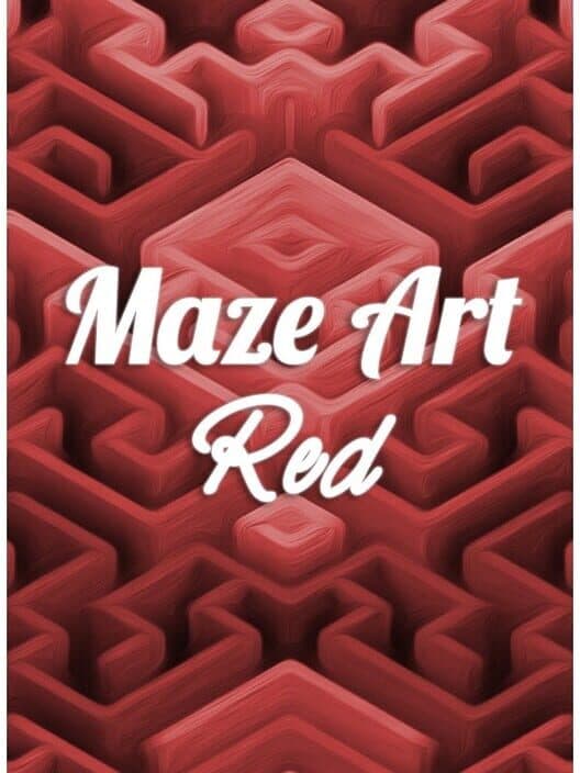 Maze Art: Red cover