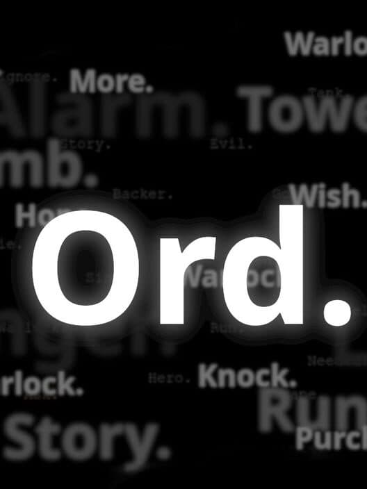 Ord. cover