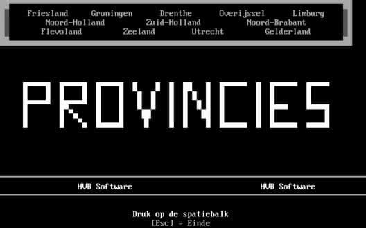 Provincies cover