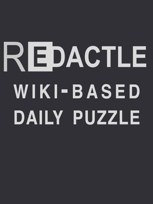 Redactle cover