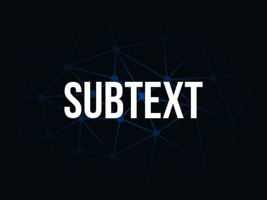 Subtext cover