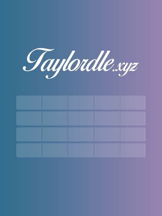 Taylordle cover
