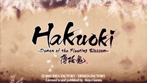 Hakuoki ~Demon of the Fleeting Blossom~ artwork