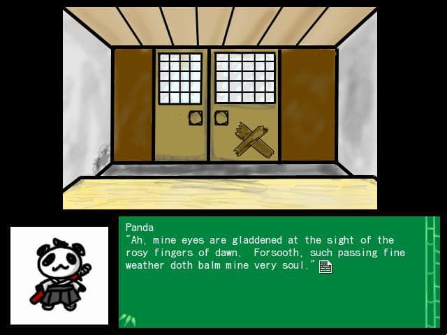 Instant Death! Panda Samurai artwork