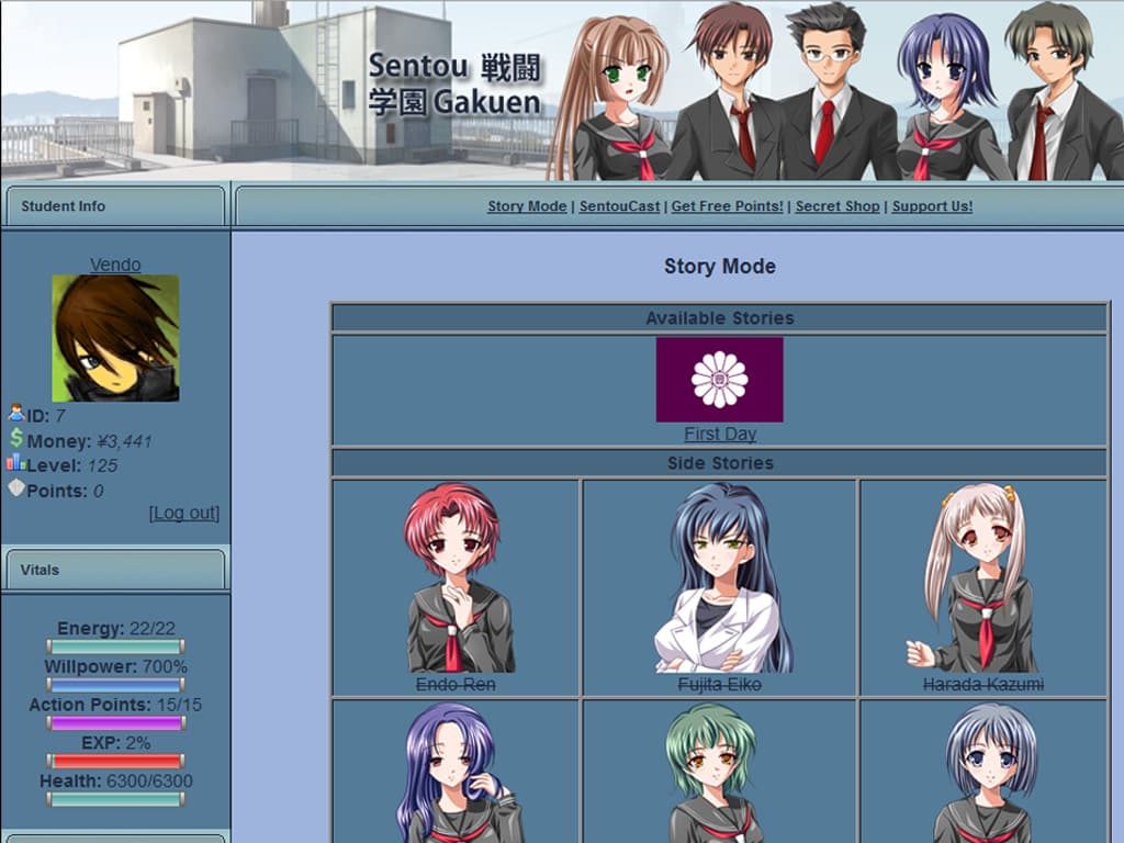 Sentou Gakuen artwork