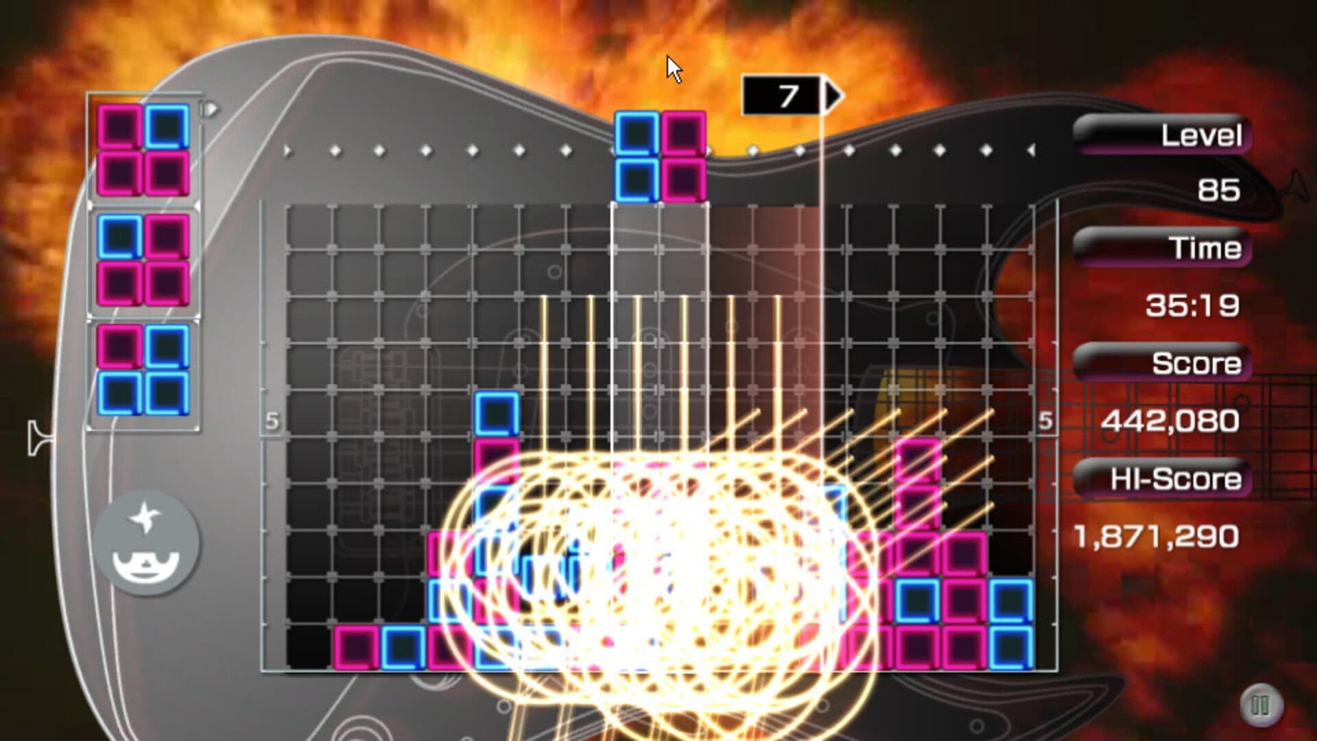 Lumines artwork