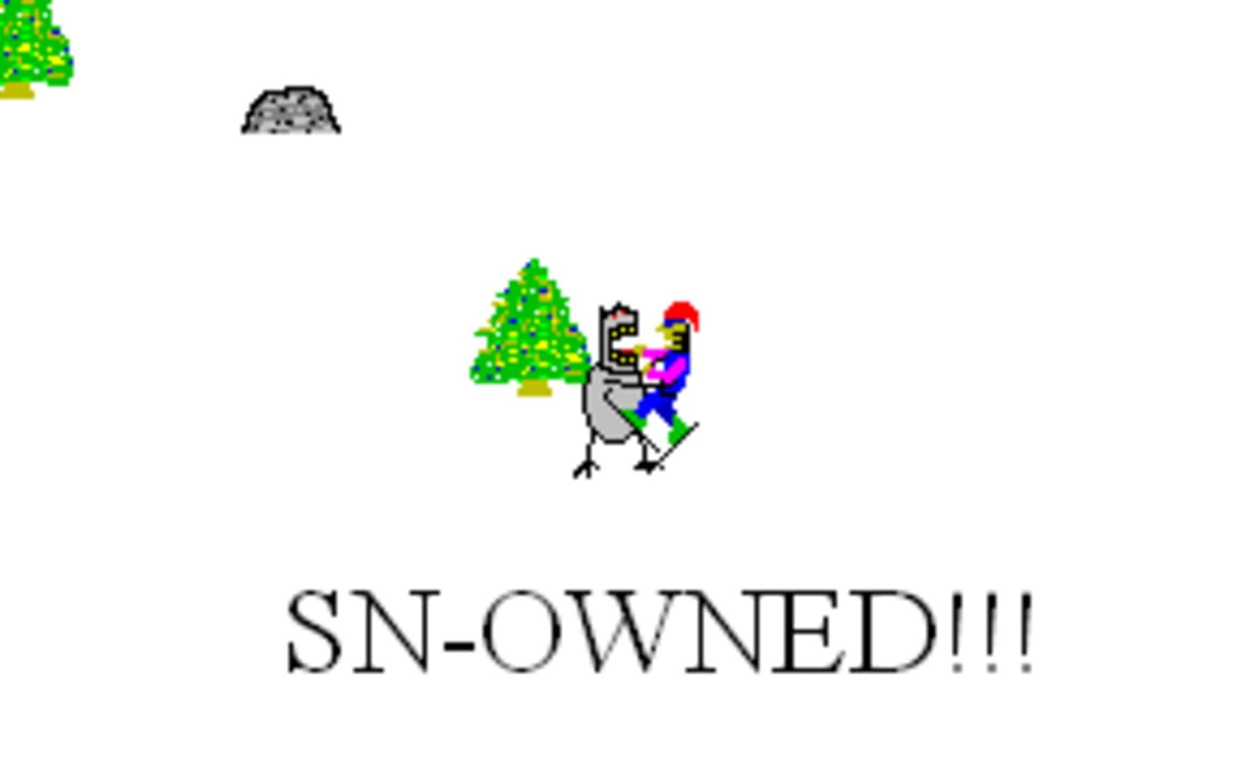 SkiFree artwork