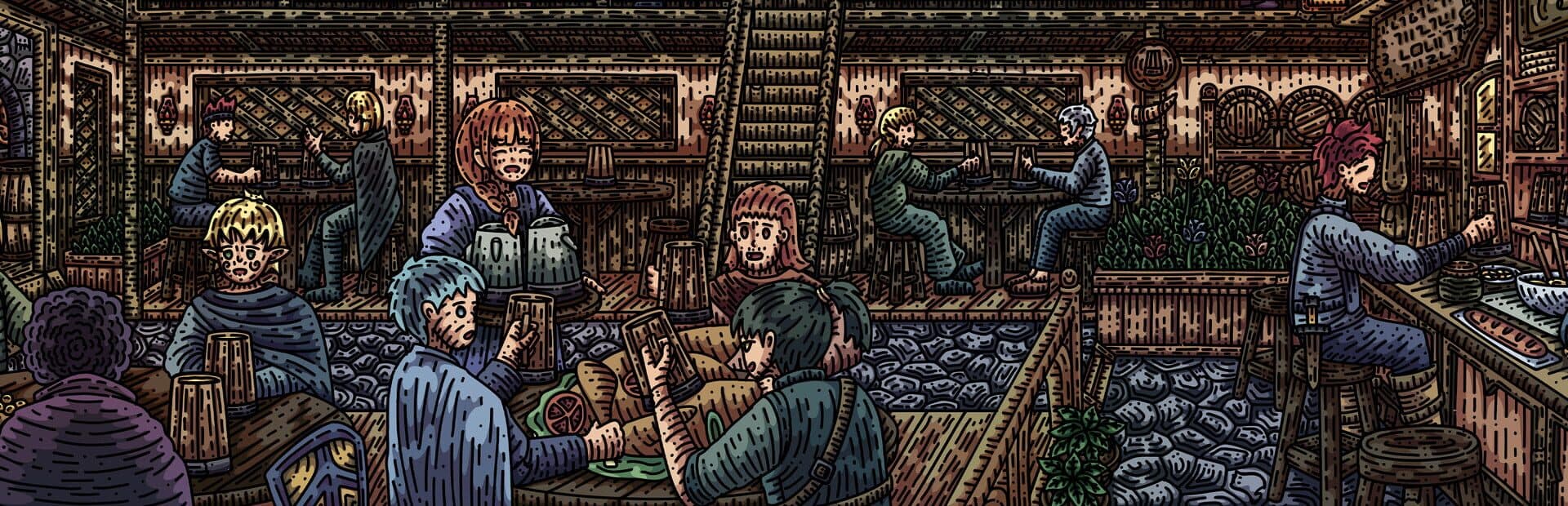 100 Tavern Cats artwork