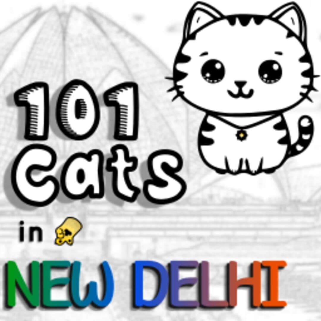 101 Cats in New Delhi artwork