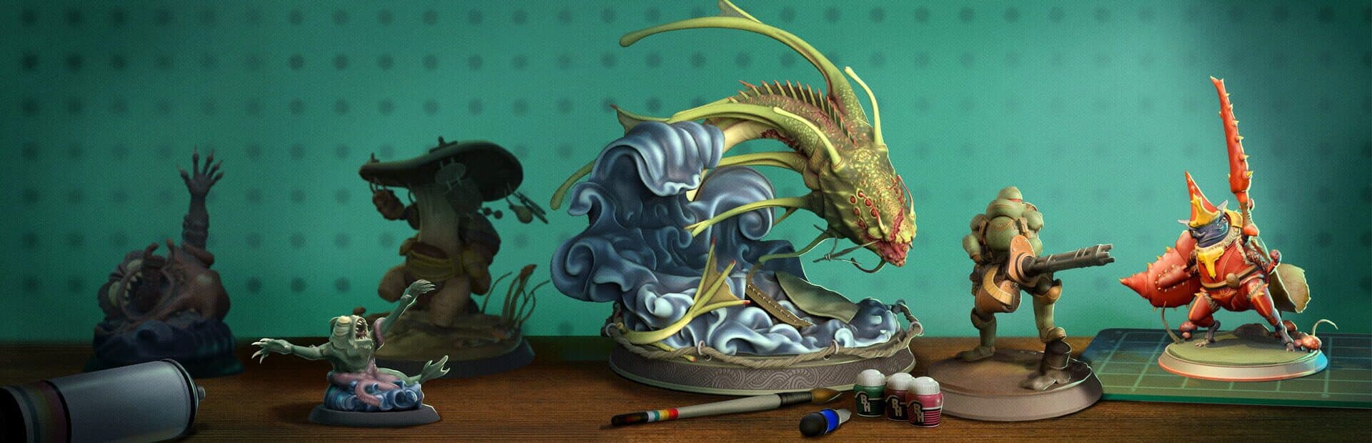 BrushHammer Miniature Painter artwork