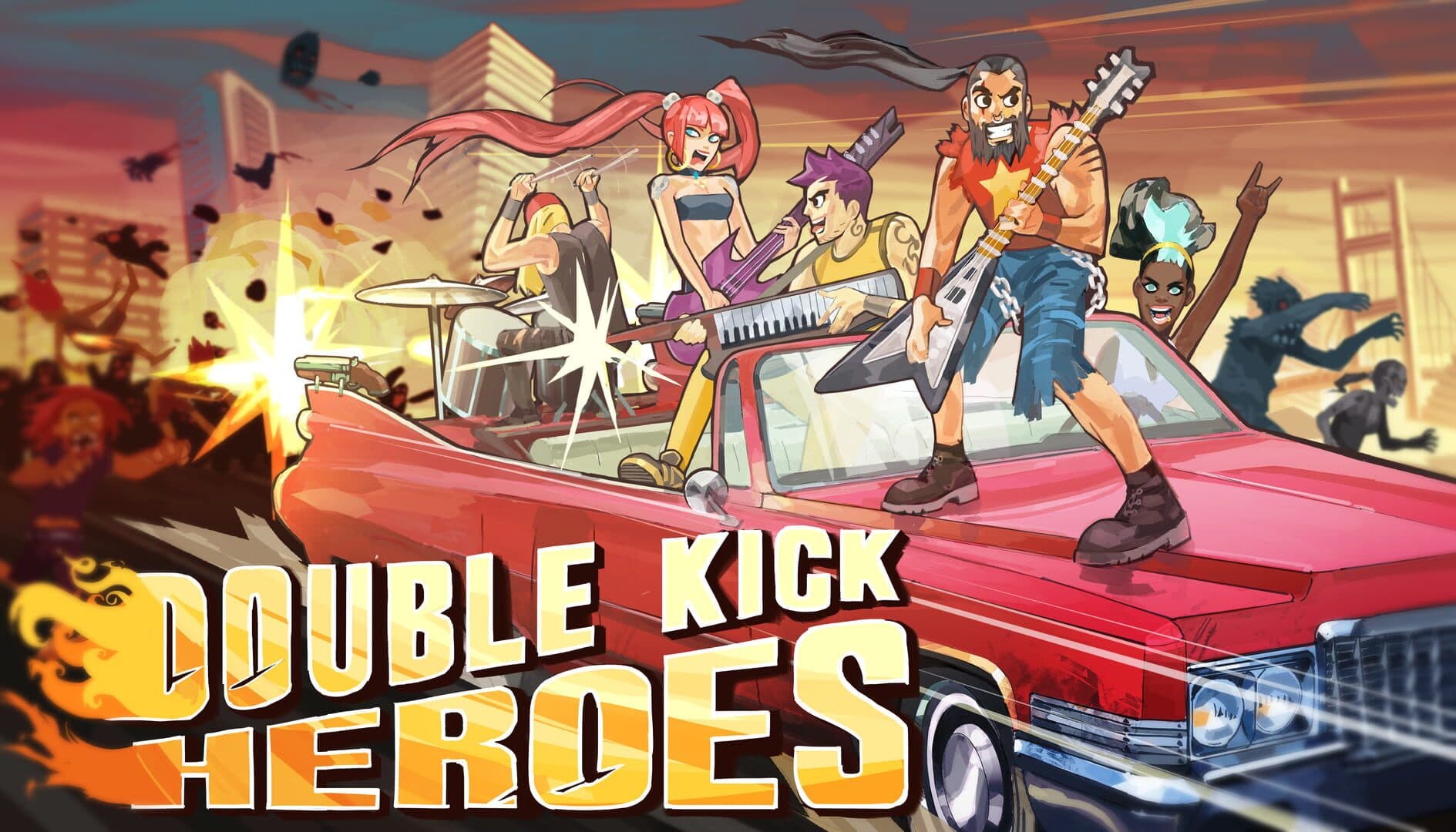 Double Kick Heroes artwork