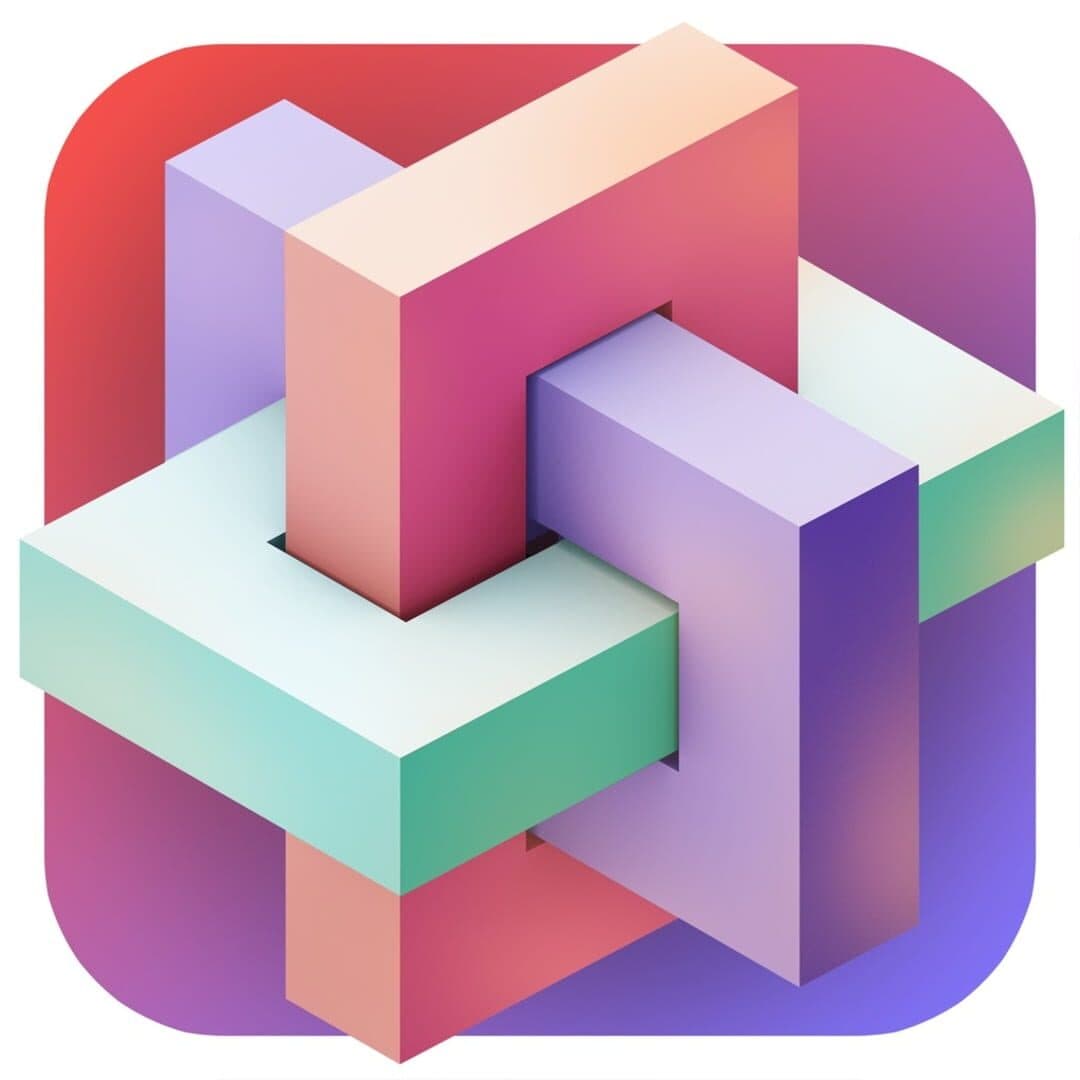 Interlocked artwork