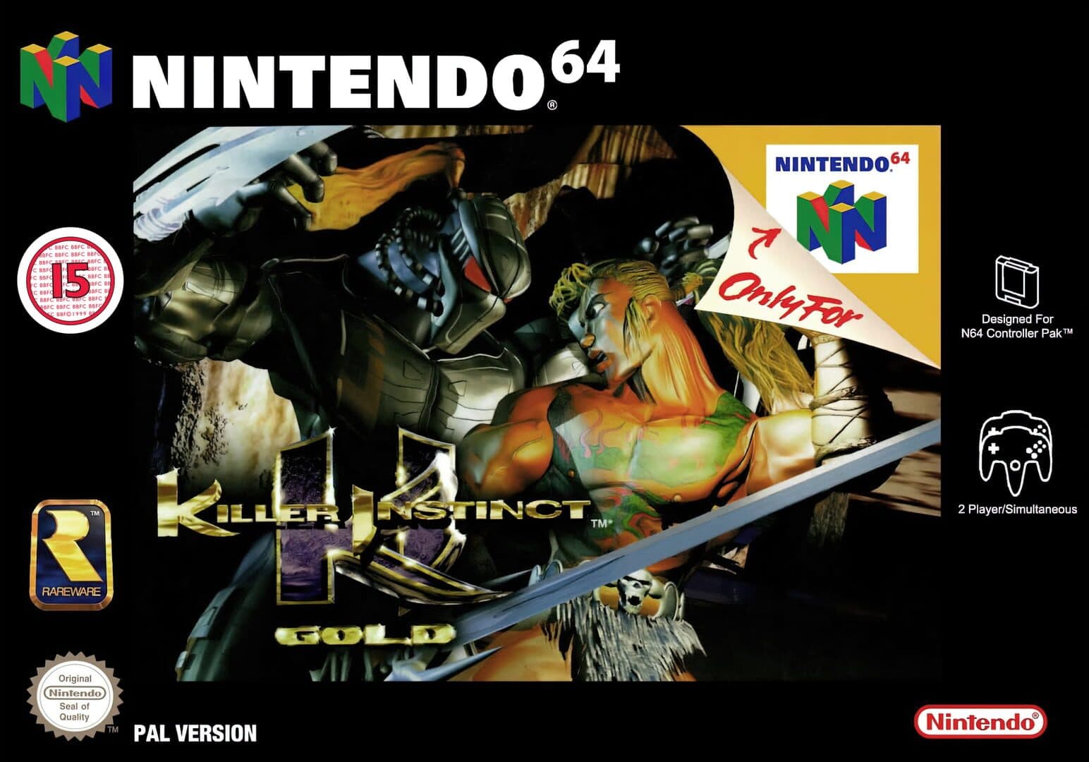 Killer Instinct Gold artwork