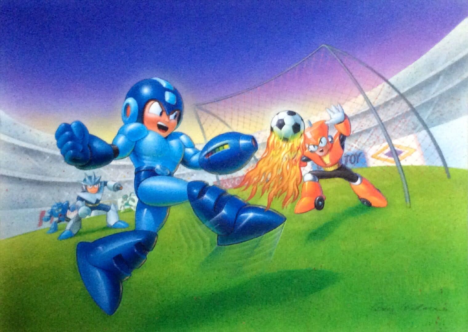 Mega Man Soccer artwork