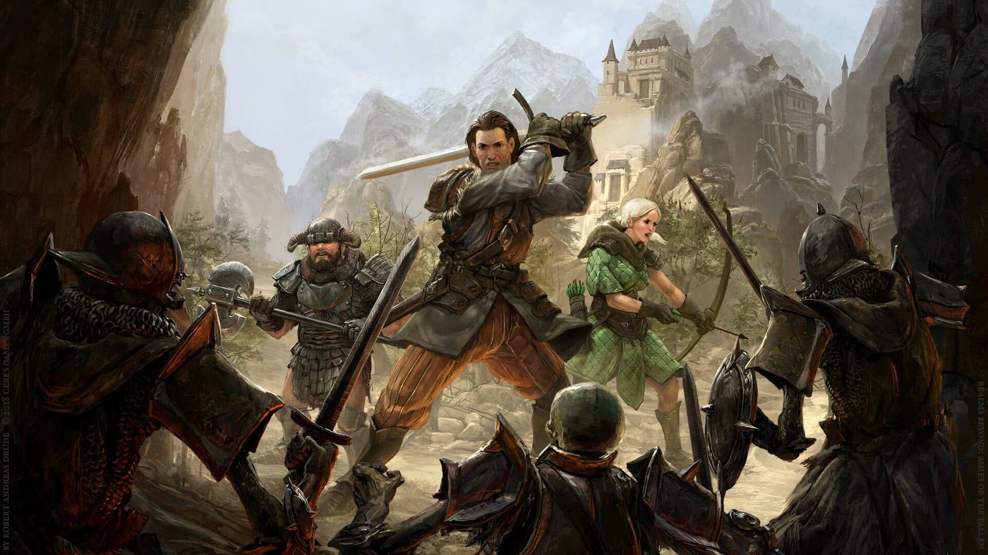 Realms Beyond: Ashes of the Fallen artwork