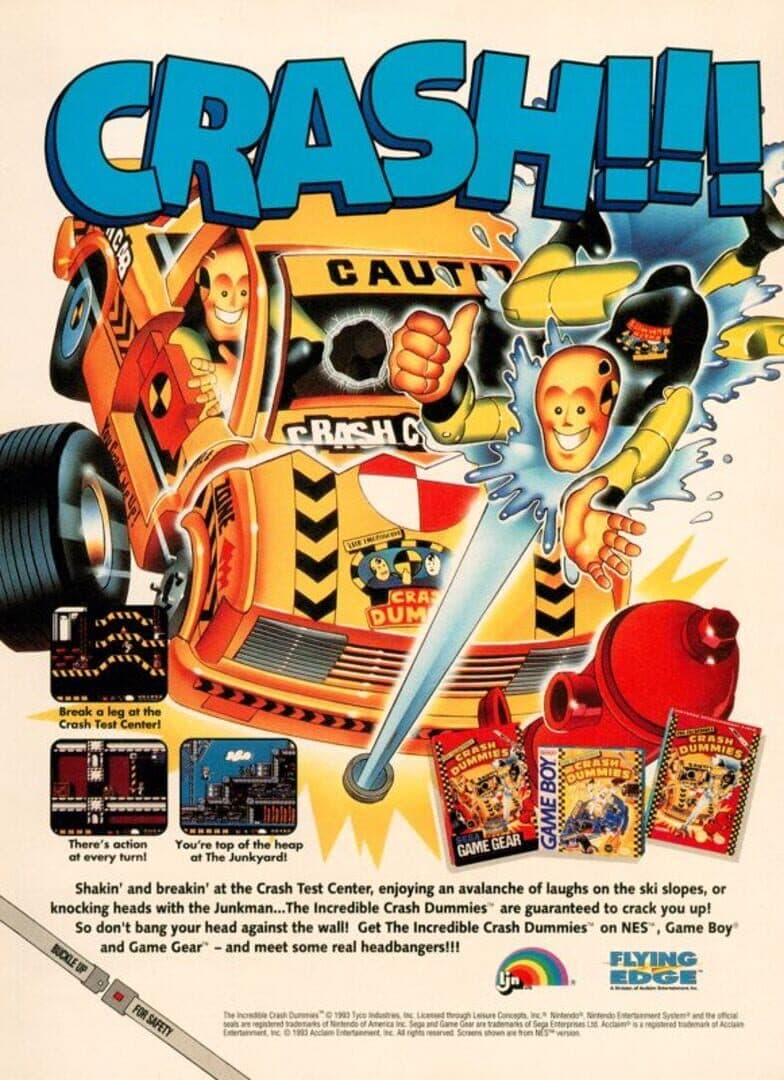 The Incredible Crash Dummies artwork