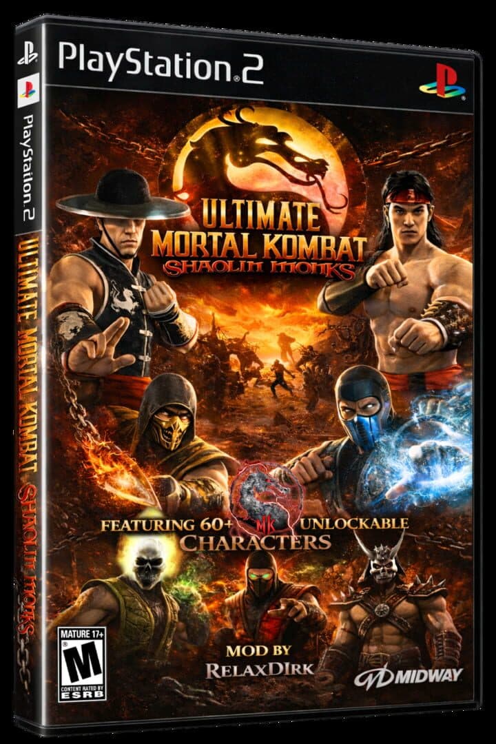 Ultimate Mortal Kombat Shaolin Monks artwork