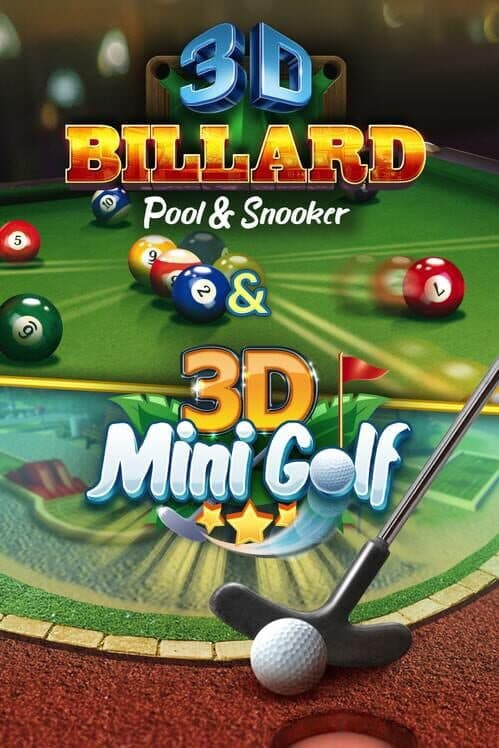 3D Billiards & 3D MiniGolf Bundle cover