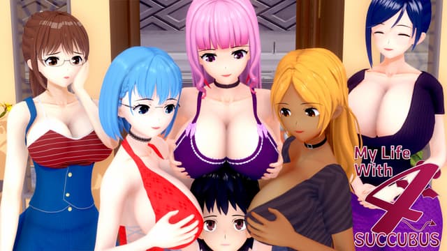 My Life With 4 Succubus cover