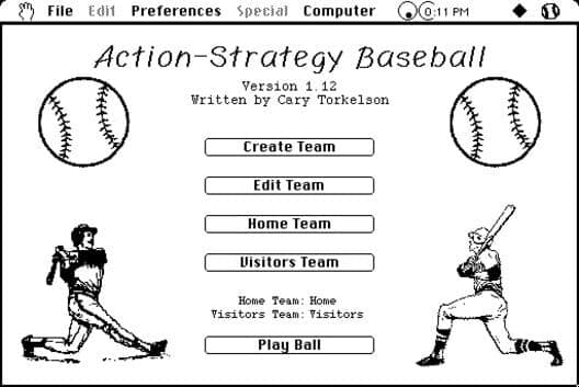 Action-Strategy Baseball cover