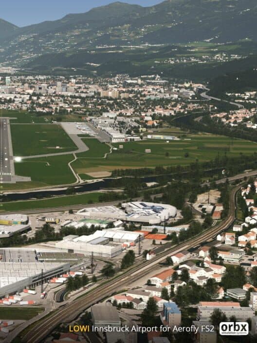 Aerofly FS 2 Flight Simulator: Orbx - Innsbruck Airport cover