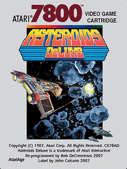 Asteroids Deluxe cover