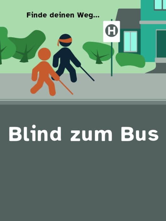 Blind zum Bus cover