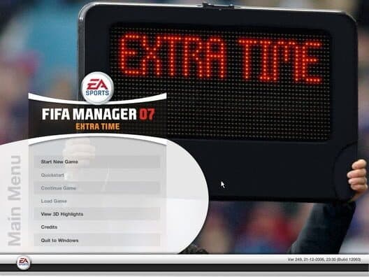 FIFA Manager 07: Extra Time cover