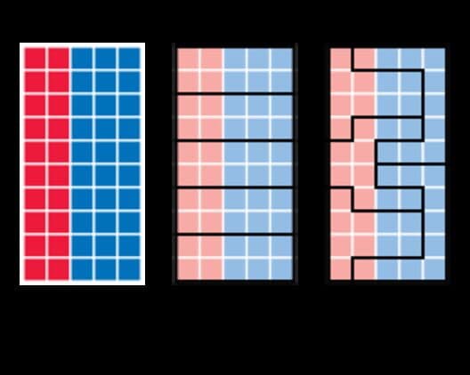 Gerrymandering: Red vs Blue cover