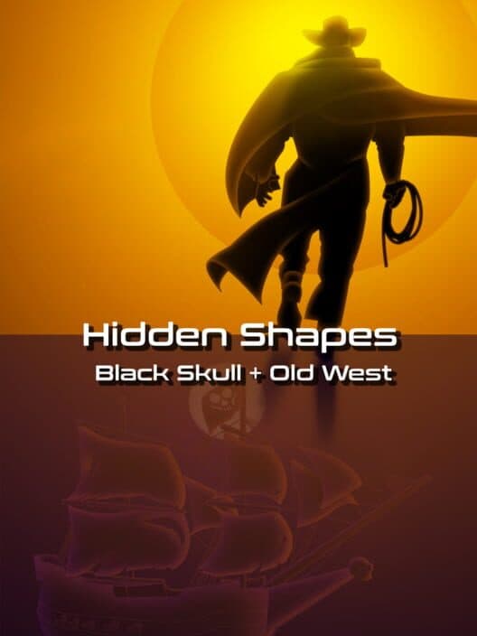 Hidden Shapes: Black Skull + Old West cover
