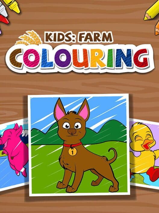 Kids: Farm Coloring cover