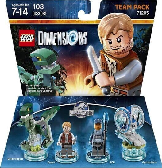 LEGO Dimensions: Owen and ACU Trooper (Jurrasic World) Team Pack cover