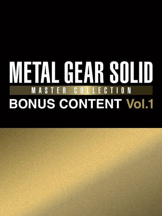 Metal Gear Solid Master Collection: Volume 1 - Bonus Content cover
