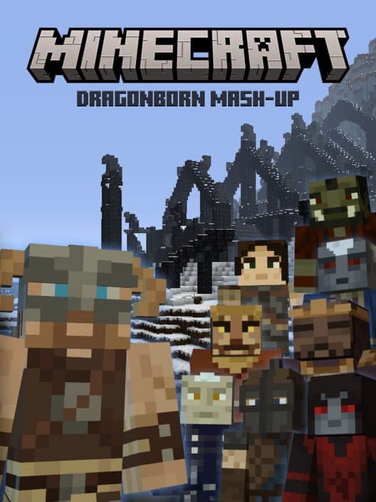 Minecraft: Dragonborn Mash-up cover