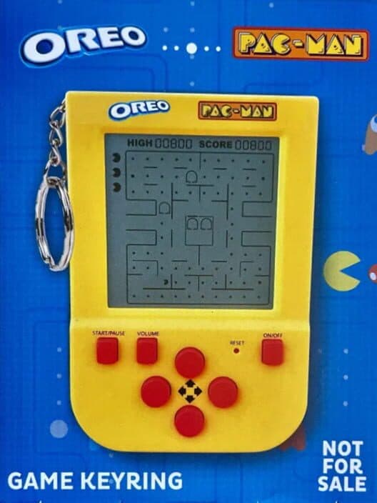 Oreo Pac-Man Game Keyring cover
