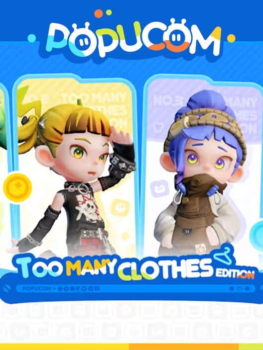 Popucom Too Many Clothes Edition cover