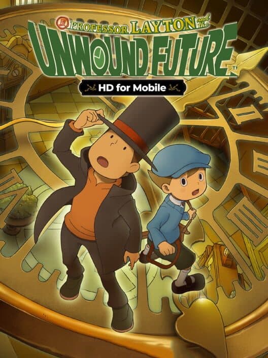 Professor Layton and the Unwound Future HD for Mobile cover