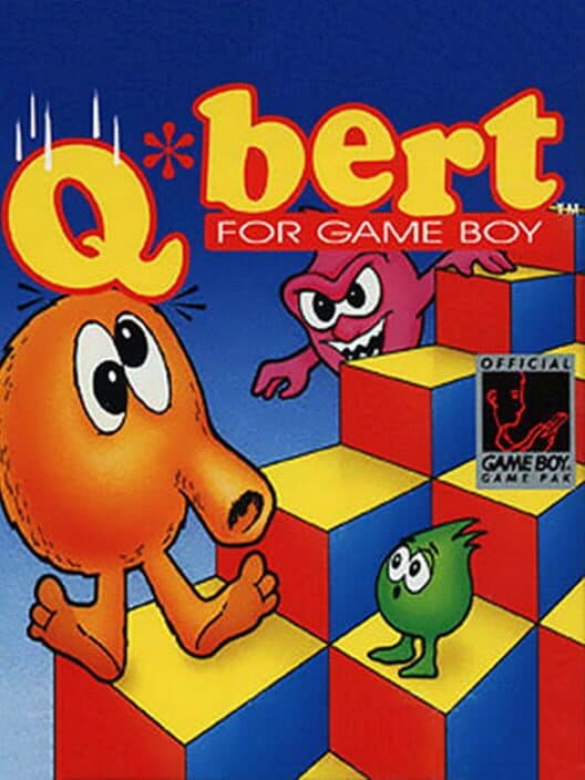 Q*bert for Game Boy cover