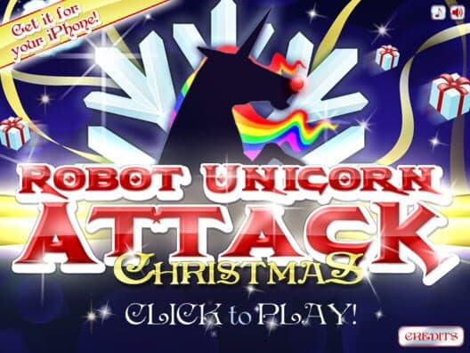 Robot Unicorn Attack: Christmas Edition cover