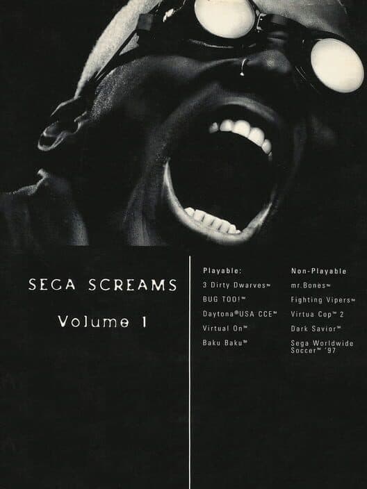 Sega Screams: Volume 1 cover