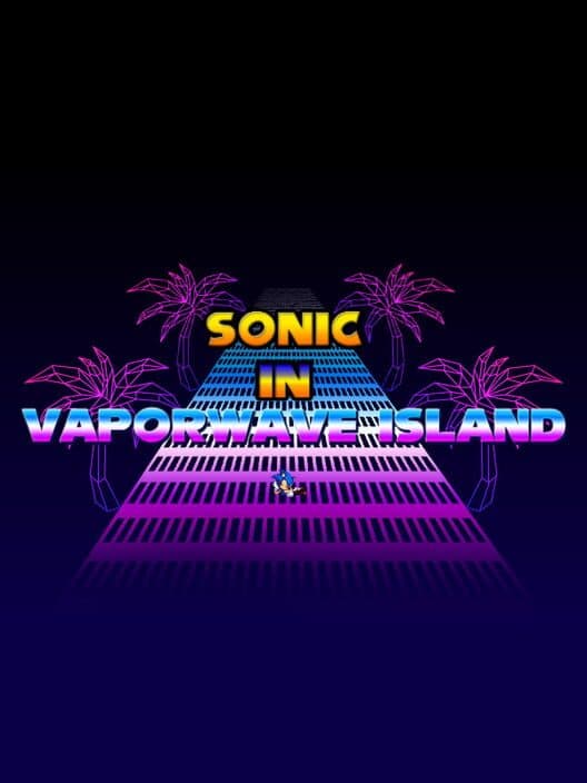 Sonic In VaporWave Island cover