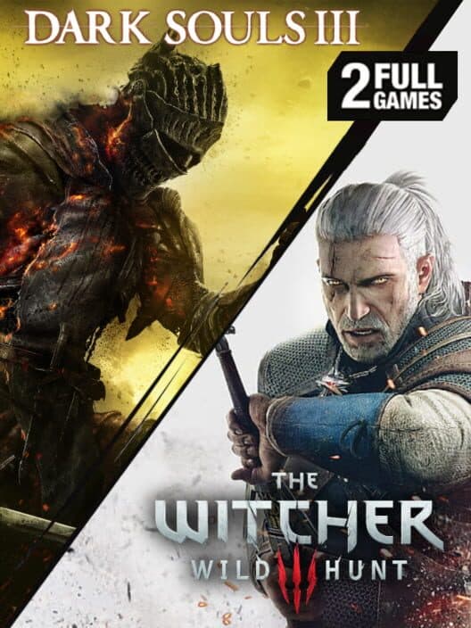 The Witcher 3: Wild Hunt + Dark Souls III cover