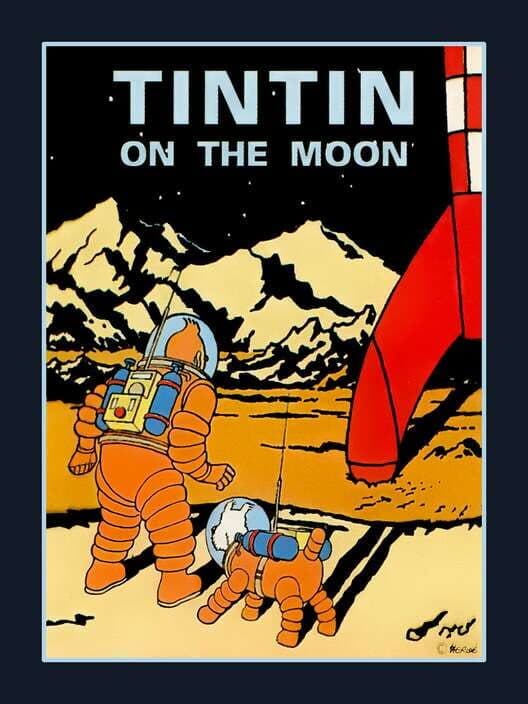 Tintin on the Moon cover