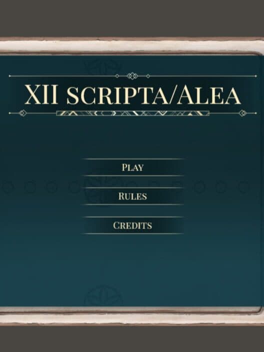 XII Scripta/Alea cover