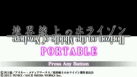 Kyoukai Senjou no Horizon Portable artwork